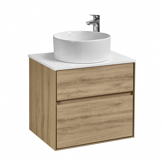 Тумба под раковину Aquaton Либерти 60 дуб эльвезия 1A279401LYC70