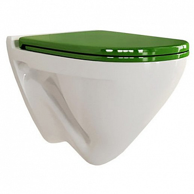 Унитаз подвесной безободковый Sanita Luxe Attika Color Green ATCSLWH0113