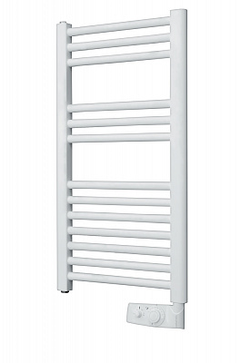 Полотенцесушитель электрический Atlantic 2012 White 300W PLUG белый узкий