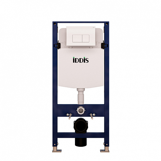 Инсталляция для унитаза и клавиша смыва Iddis Optima Home OPH0000i32K