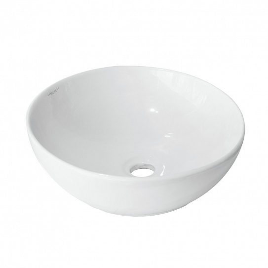Раковина накладная круглая 40 см Sanita Luxe Art Slim 40 ART40SLWB01S