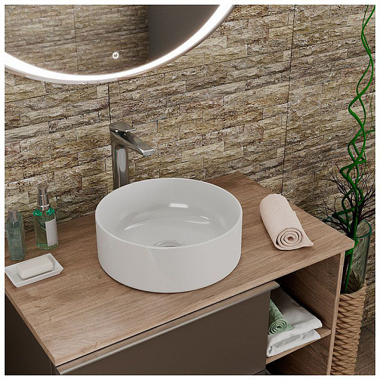 Раковина накладная 35 D&K Matrix DT1391516 круглая