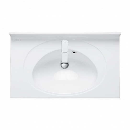 Раковина Акватон Отель 3/80 белая с навесами 1A70063NOT010