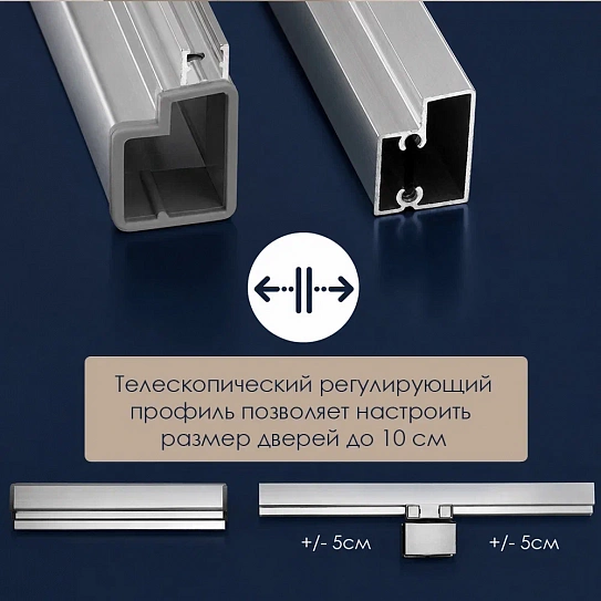 Душевое ограждение WasserKRAFTBerkel 48P04
