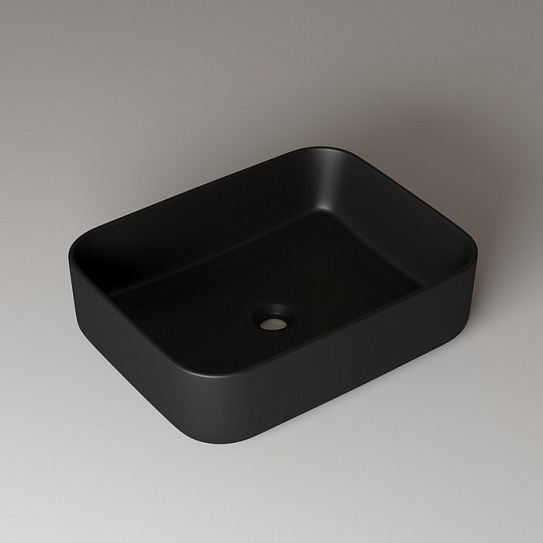Накладная раковина 50 см Iddis Bridge BRIBM05i27, черный матовый