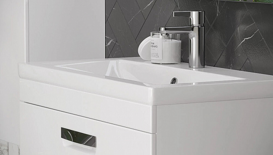 Тумба под раковину Estea 800-0-1 (Moduo) навесная Velvex (раковина в комплект не входит)