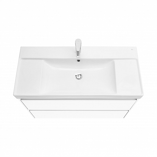 Тумба под раковину Roca Ona модуль 2 ящика 1000 белый матовый, 2 ящика, A857616509