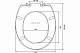 Сиденье для унитаза BERGES полипропилен Real PA, крепление регулируемое, металл 020301