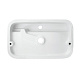 Раковина накладная 60 Sanita Luxe Infinity Shelf INF60SLWB01SH (с отверстием под смеситель)