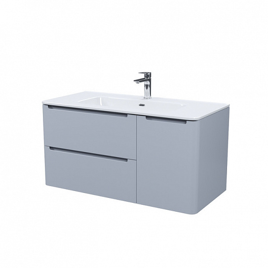 Тумба с умывальником подвесная Iddis Edifice 100 см EDI10L0i95K