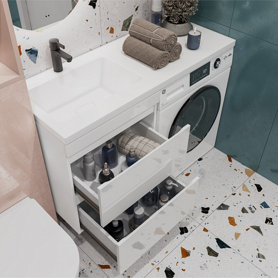 Тумба VIGO Urban 600-0-2 (Kamilla 1200) навесная для стиральной машины (рак.247100)