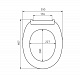 Сиденье для унитаза Iddis ID 01 046.1 синее