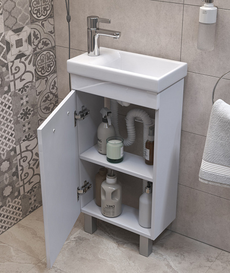 Тумба напольная Vigo Plaza 400-1-0 (под умывальник Миранда 40) tnPLA MIR40 1D