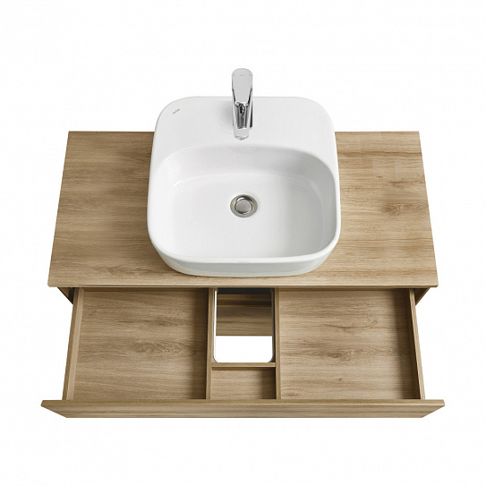 Тумба под раковину Aquaton Либерти 100 дуб эльвезия 1A279601LYC70 (под рак. Элина 100)