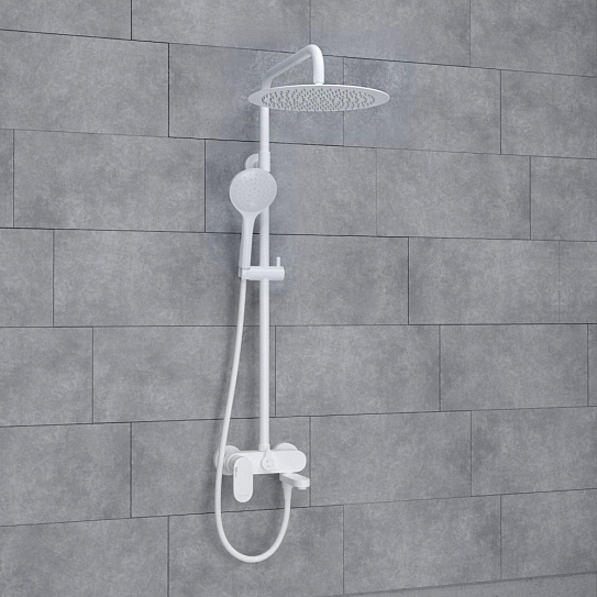 Душевой комплект со смесителем WasserKRAFT A185.161.155.WM
