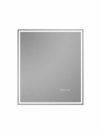 Зеркало в ванную с подсветкой и подогревом Monterey Аделия 70x80 (холодный свет, мультиблок, на касание)