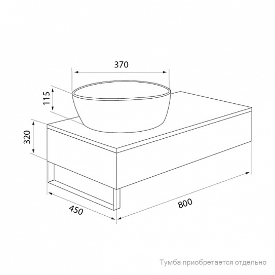 Раковина Iddis Wash Basin 0114000I28