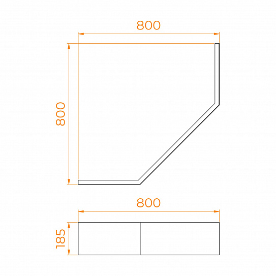 Экран для поддона RGW NT/STYLE