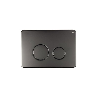 Клавиша смыва, механическая, матовый графит, Unisteel, IDDIS, UNSR2GMi77