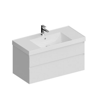 Тумба CUBO подвесная с ящиками 100 см, белая матовая Kerama Marazzi, CUВ.100.2/WHT.M