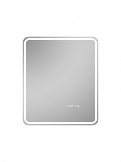 Зеркало в ванную 60х70 с подсветкой и подогревом Monterey Аделия Люкс (холодный свет, мультиблок, на касание)