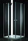 Душевой уголок Cezares ELENA AH-2  ELENA-W-AH-2-120/100-P-Cr-L