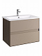 Тумба под раковину Люмин 75 Орех Франклин/Капучино (рак 161073 в комплект не входит) AQUATON 1A294001A5OK0