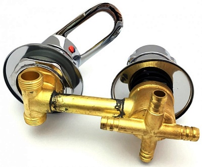 Смеситель для душевой кабины 4-х режимный 150 мм в сборе MirWell 2121015003