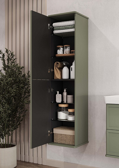 Шкаф-колонна 35 см Aquaton Нео-Классика Кипарис 1A284603NC5E0