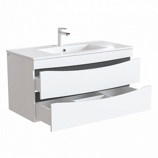 Тумба с раковиной 100 см Iddis Cloud 100 белая CLO10W1i95K