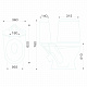 Унитаз-компакт Gesso "W101" белый (косой выпуск, сиденье термопласт) г. Волгоград