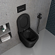 Унитаз подвесной безободковый с микролтфьом D&K Venice DT1026025 черный