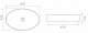 Раковина OPADIRIS One 67 (Cerastyle) фаянс