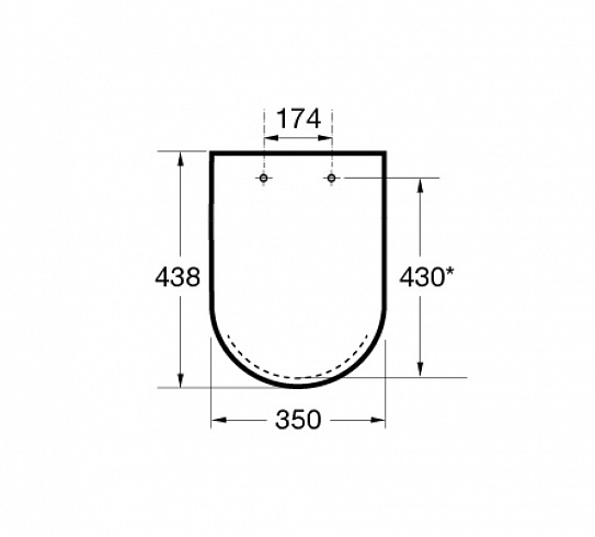Сиденье Roca Debba микролифт, supralit 8019D200B
