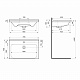 Раковина мебельная Santek Миранда 70 1WH302250