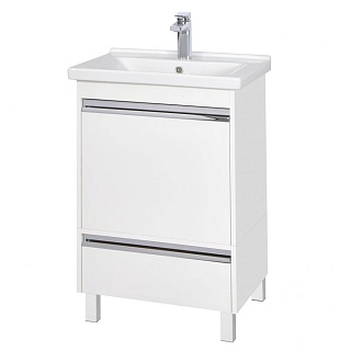 Тумба подвесная Акватон Капри 60 белый глянец 1A230101KP010