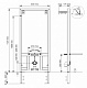 Рама BERGES для скрытого монтажа биде NOVUM 049212