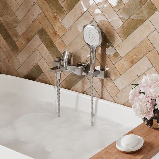 Смеситель для ванны с коротким изливом WasserKRAFT Naab 8601