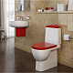 Унитаз-компакт Sanita Luxe Best Color Red (сиденье дюропласт, микролифт) BSTSLCC07110522