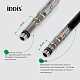 Гибкая подводка 2шт 1.2м IDDIS г-ш F1/2xM10S F1/2xM10L SS304 926CBS12ZP латунь