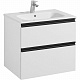Тумба с раковиной Roca Domi 60 2 ящика A857458806, белый глянец