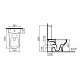 Унитаз-компакт Vitra D-Light 9014B003-7209