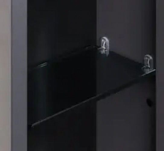 Зеркальный шкаф AQUATON Ар-Деко 85 серый кобальт 1A280602DD8D0