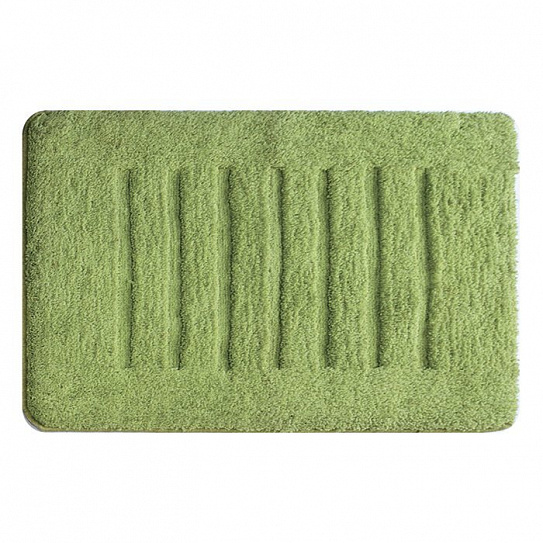 Коврик для ванной комнаты 50*80 см Milardo green lines MMI181M