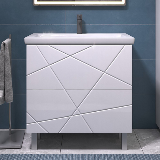 Тумба под раковину VIGO Geometry 800-0-2 (комо) (под раковину 121281)