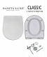 Сиденье для унитаза Sanita Luxe Classic дюропласт, микролифт 0108086