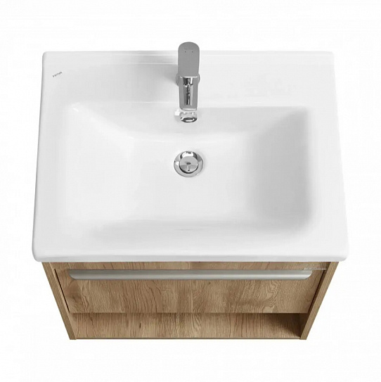 Тумба под раковину Aquaton Хоуп 60 1 створка Орех 1A287201HP6C0 (под рак.146528)