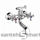 Смеситель для ванной Ledeme Н19 L3019