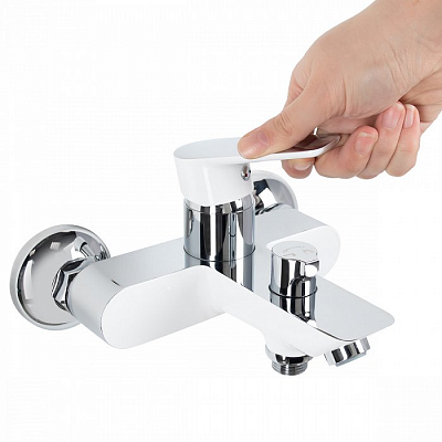 Смеситель для ванны фиксированный Iddis Cloud CLOSB02i02WA