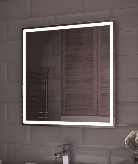 Зеркало в ванную с антизапотевателем Vigo Geometry Comfort 700